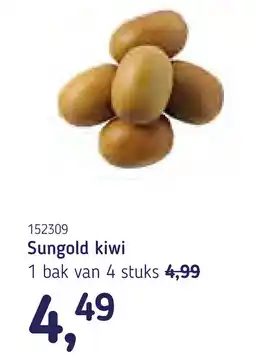 Van Hoeckel Sungold kiwi aanbieding