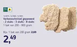 Van Hoeckel Varkensschnitzel gepaneerd aanbieding