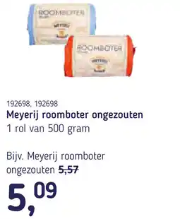Van Hoeckel Meyerij roomboter ongezouten aanbieding