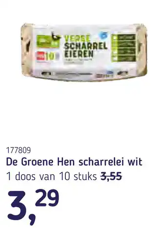 Van Hoeckel De Groene Hen scharrelei wit aanbieding