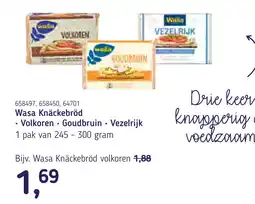 Van Hoeckel Wasa Knäckebröd aanbieding