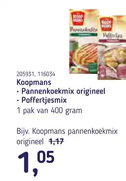 Van Hoeckel Koopmans aanbieding