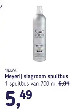 Van Hoeckel Meyerij slagroom aanbieding
