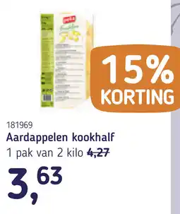 Van Hoeckel Aardappelen kookhalf aanbieding