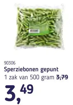 Van Hoeckel Sperziebonen gepunt aanbieding