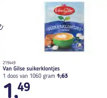 Van Hoeckel Van Gilse suikerklontjes aanbieding
