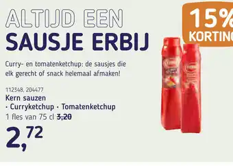 Van Hoeckel Kern sauzen Curryketchup Tomatenketchup aanbieding