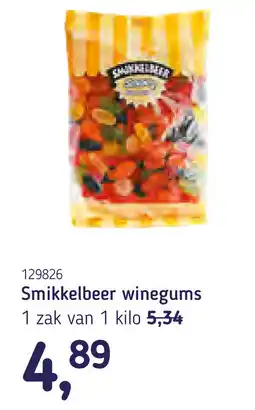 Van Hoeckel Smikkelbeer winegums aanbieding