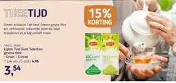 Van Hoeckel Lipton Feel Good Selection groene thee aanbieding