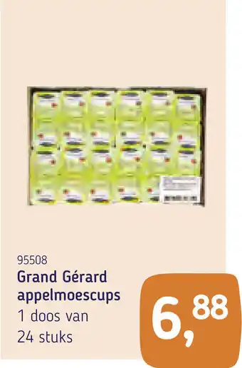 Van Hoeckel Grand Gérard appelmoescups aanbieding