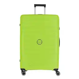 ANWB Travelite Orbita 4W Trolley L lime |103 L Geel aanbieding