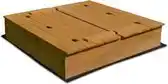 Bol.com Rijoka Houten Zandbak - Inklapbaar - 2 Banken - Inclusief Grondzeil - 98x98x22cm aanbieding