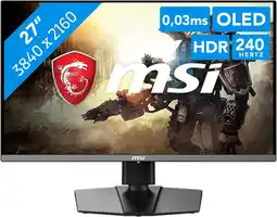 Coolblue MSI MPG 272URX QD-OLED aanbieding