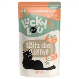 Zooplus 16x 125g Lucky Lou Adult Gevogelte & Konijn nat kattenvoer aanbieding