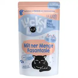 Zooplus 16x 125g Lucky Lou Adult Gevogelte & Fazant nat kattenvoer aanbieding