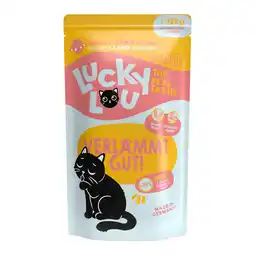 Zooplus 16x 125g Lucky Lou Adult Gevogelte & Lam kattenvoer aanbieding