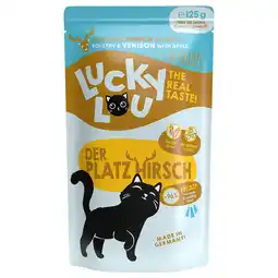 Zooplus 16x 125g Lucky Lou Adult Gevogelte & Wild Wet kattenvoer aanbieding