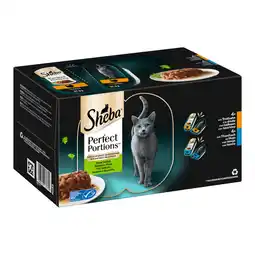 Zooplus Megapack Sheba Perfect Portions 16 x 37,5 g - Kalkoen & tonijn in saus aanbieding