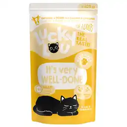 Zooplus 16x 125g Lucky Lou Sterilized Gevogelte & Rundvlees Nat Kattenvoer aanbieding
