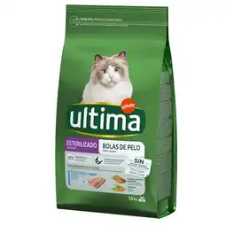 Zooplus 1,5 kg Ultima Feline Sterilised Hairball met forel droogvoer voor katten aanbieding