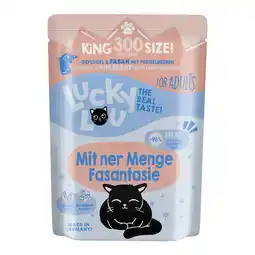 Zooplus 6x300g Lucky Lou Adult Gevogelte & Fazant nat kattenvoer aanbieding