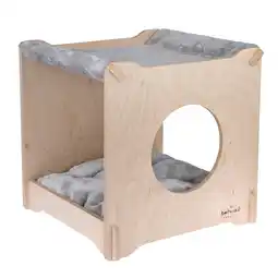Zooplus Natural Paradise kattenholletje Mimosa lichtgrijs aanbieding