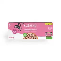 Zooplus 6x85g Tonijn met hamSchesir Complete Voeding filet in gelei kattenvoer in gelei Natvoer voor katten aanbieding