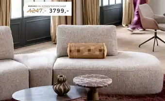 Kruit & Kramer Merano xxl elementensofa aanbieding