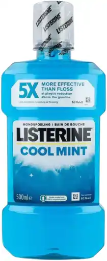 De Online Drogist Listerine Mondspoeling Cool Mint aanbieding