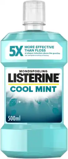 De Online Drogist Listerine Mondspoeling Cool Mint aanbieding