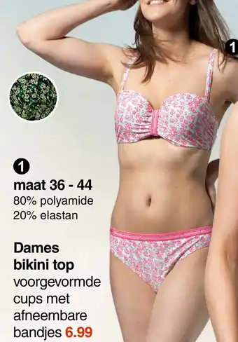 Wibra Dames bikini top 36-44 aanbieding