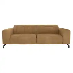 Leen Bakker Bank Otis 3-zits - toffee - bruin - Leen Bakker aanbieding