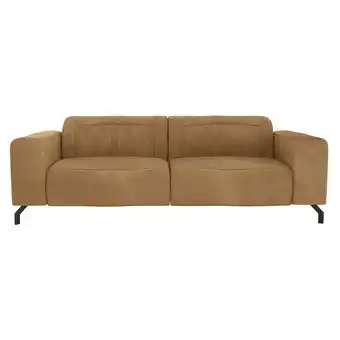 Leen Bakker Bank Otis 3-zits - toffee - bruin - Leen Bakker aanbieding