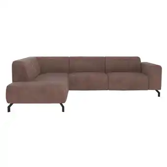 Leen Bakker Hoekbank Otis links - koffie - bruin - Leen Bakker aanbieding