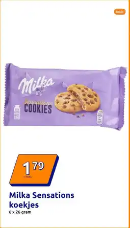 Action Milka Sensations koekjes aanbieding