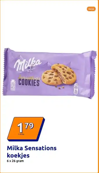 Action Milka Sensations koekjes aanbieding