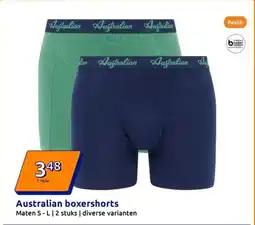 Action Australian boxershorts aanbieding