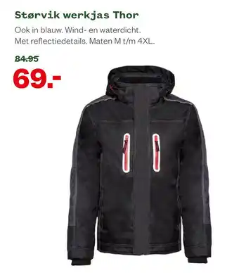 Welkoop Størvik werkjas Thor aanbieding