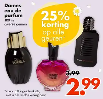 Wibra Dames Eau de parfum 100ml aanbieding