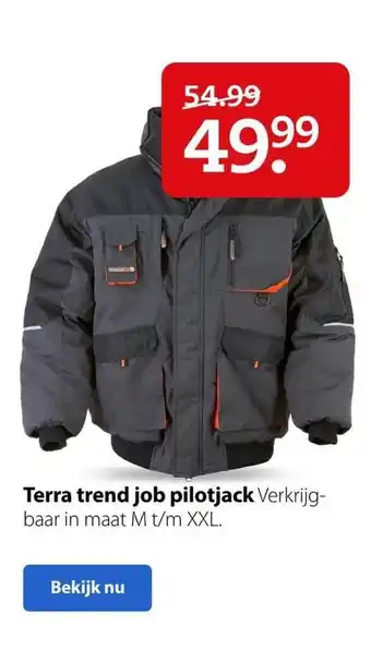 Boerenbond Terra trend job pilotjack aanbieding