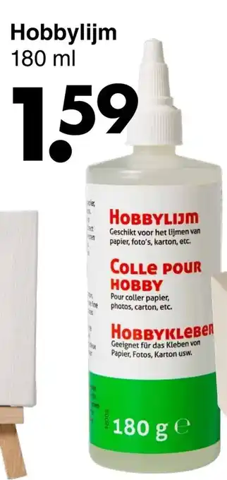 Wibra Hobbylijm 180ml aanbieding