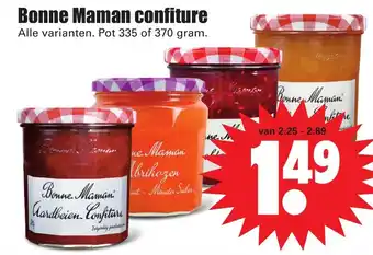 Dirk Bonne Maman Confiture 355/370g aanbieding