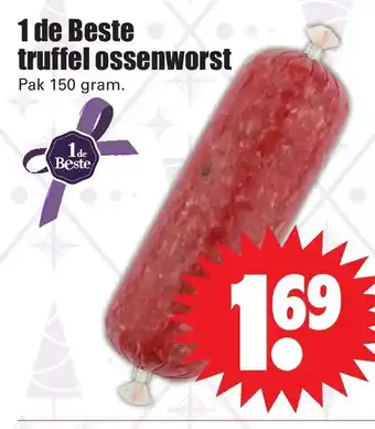 Dirk Truffel ossenworst 150g aanbieding