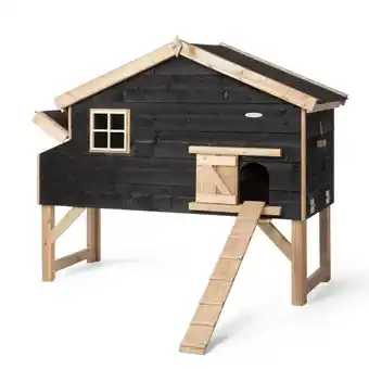 Welkoop Voldux Jens XL - Kippenhok - Naturel - zwart - 204x90x165 cm aanbieding
