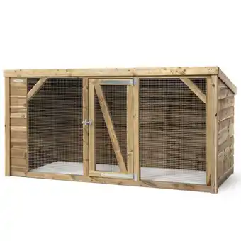 Welkoop Voldux Britt - Kippenren - Naturel - 260x130x132 cm aanbieding