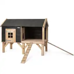 Welkoop Voldux David - Dierenverblijf - Naturel - zwart - 201x113x163 cm - Groot aanbieding