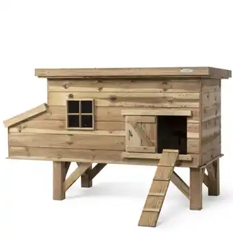 Welkoop Voldux Finn - Kippenhok - Naturel - 190x88x110 cm aanbieding
