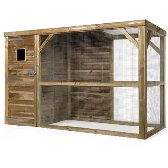 Welkoop Voldux Toon - Volière - 302x120x193cm - Links aanbieding