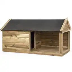 Welkoop Voldux Storm - Hondenhok - Naturel - 201x107x110 cm aanbieding