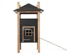 Welkoop Voldux Hooiberg Bert - Kippenhok - 125 x 125 x 225cm aanbieding